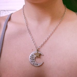 Crescent moon necklace